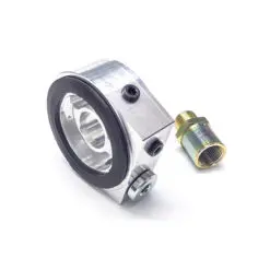 Adapter mellan motorblock och oljefilter 2st 1/8" + 1st 3/8" uttag