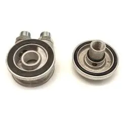 Adapter/oljefilterförflyttare utan termostat för blockering av oljefilter