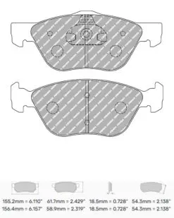 Bromsbelägg FCP1052