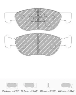 Bromsbelägg FCP1056
