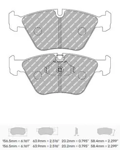 Bromsbelägg FCP1073