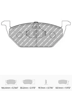 Bromsbelägg FCP1094