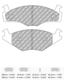 Bromsbelägg FCP392