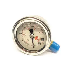 Manometer 0-15psi - 0-1kg (vätskefylld)