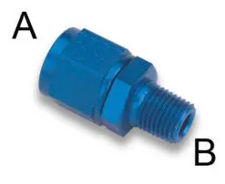 Adapter rak hona AN x NPT