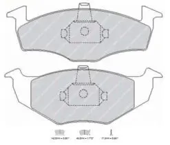 Bromsbelägg FCP1101