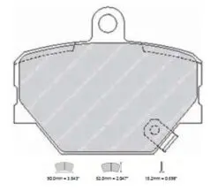 Bromsbelägg FCP1162