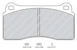 Bromsbelägg FCP1281