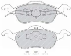 Bromsbelägg FCP1318