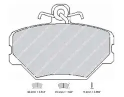 Bromsbelägg FCP524