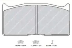 Bromsbelägg FRP1079