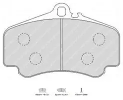 Bromsbelägg FRP3050