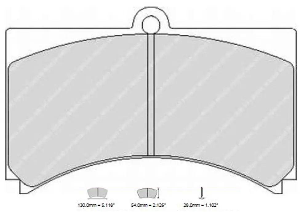 Bromsbelägg FRP3060