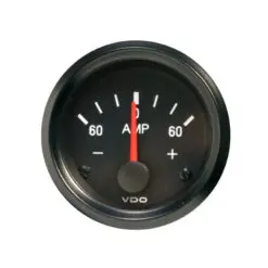 VDO Amperemätare +-60 A diameter 52mm