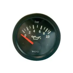 VDO Vision mätare oljetryck 0-10 bar diameter 52mm