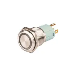 Tryckströmbrytare 2-läges (till/från) med ledlampa