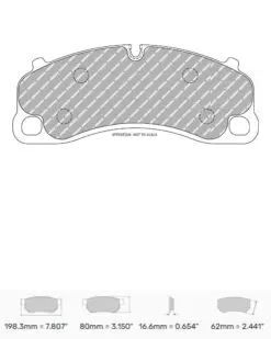 Bromsbelägg FCP4664