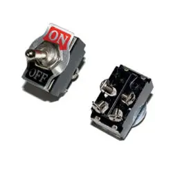 Vippströmbrytare återfjädrande