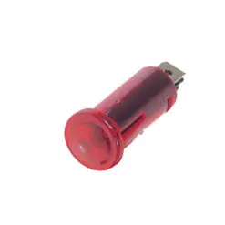 Indikeringslampa röd diameter 16 mm