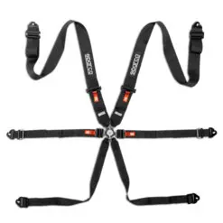 Sparco 6-punktsbälte 3 tum Competition H-3 Steel