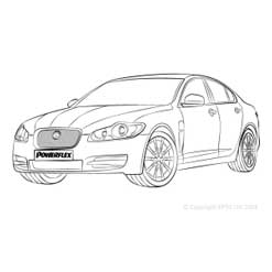 Powerflexbussningar Jaguar XF, XFR - X250 (2008-2015)