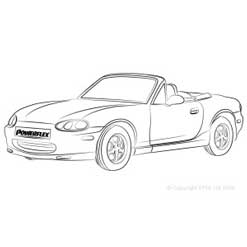 Powerflexbussningar Mazda MX-5, Miata, Eunos MK2 NB (1998-2005)