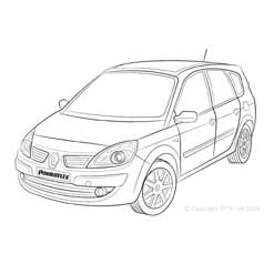 Powerflexbussningar Renault Scenic II (2003-2009)