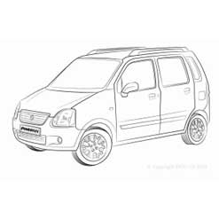 Powerflexbussningar Suzuki Wagon R (1999-2008)