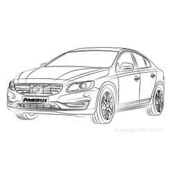 Powerflexbussningar Volvo S60 2WD (2010-2018)
