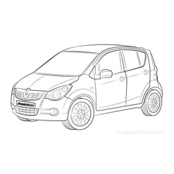 Powerflexbussningar Opel Agila (2000-2008)