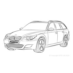 Powerflexbussningar BMW Serie 5 E61 Touring (2003-2010)