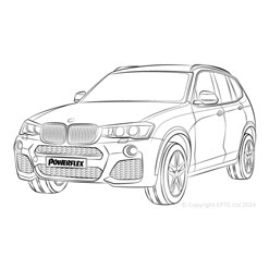 Powerflexbussningar BMW X3 F25 (2009-2017)
