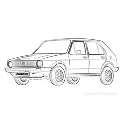 Powerflexbussningar VW Golf MK1 (1973-1985)