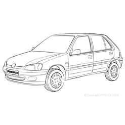 Powerflexbussningar Peugeot 106 (1991-2003)