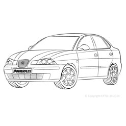 Powerflexbussningar Seat Cordoba MK2 6L (2002-2009)