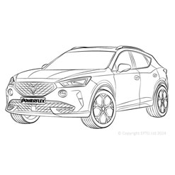 Powerflexbussningar Seat Cupra Formentor 2WD (2020-)