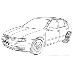 Powerflexbussningar Seat Leon & Cupra MK1 TYP 1M 2WD (1999-2005)
