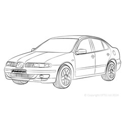 Powerflexbussningar Seat Toledo MK2 TYP 1M (1999-2004)