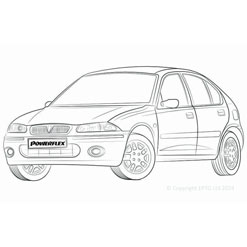 Powerflexbussningar Rover 200 (1995-1999) 25 (1999-2005)