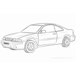 Powerflexbussningar Rover 200 Coupe ink Turbo (1992-1988)