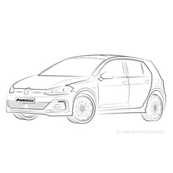 Powerflexbussningar VW Golf MK7 GTE (2012-2021)