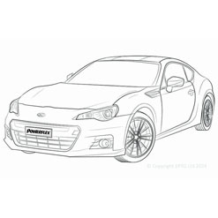 Powerflexbussningar Subaru BRZ 1st Gen (2012-2021)