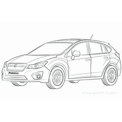 Powerflexbussningar Subaru Impreza GJ och GP (2011-2015)
