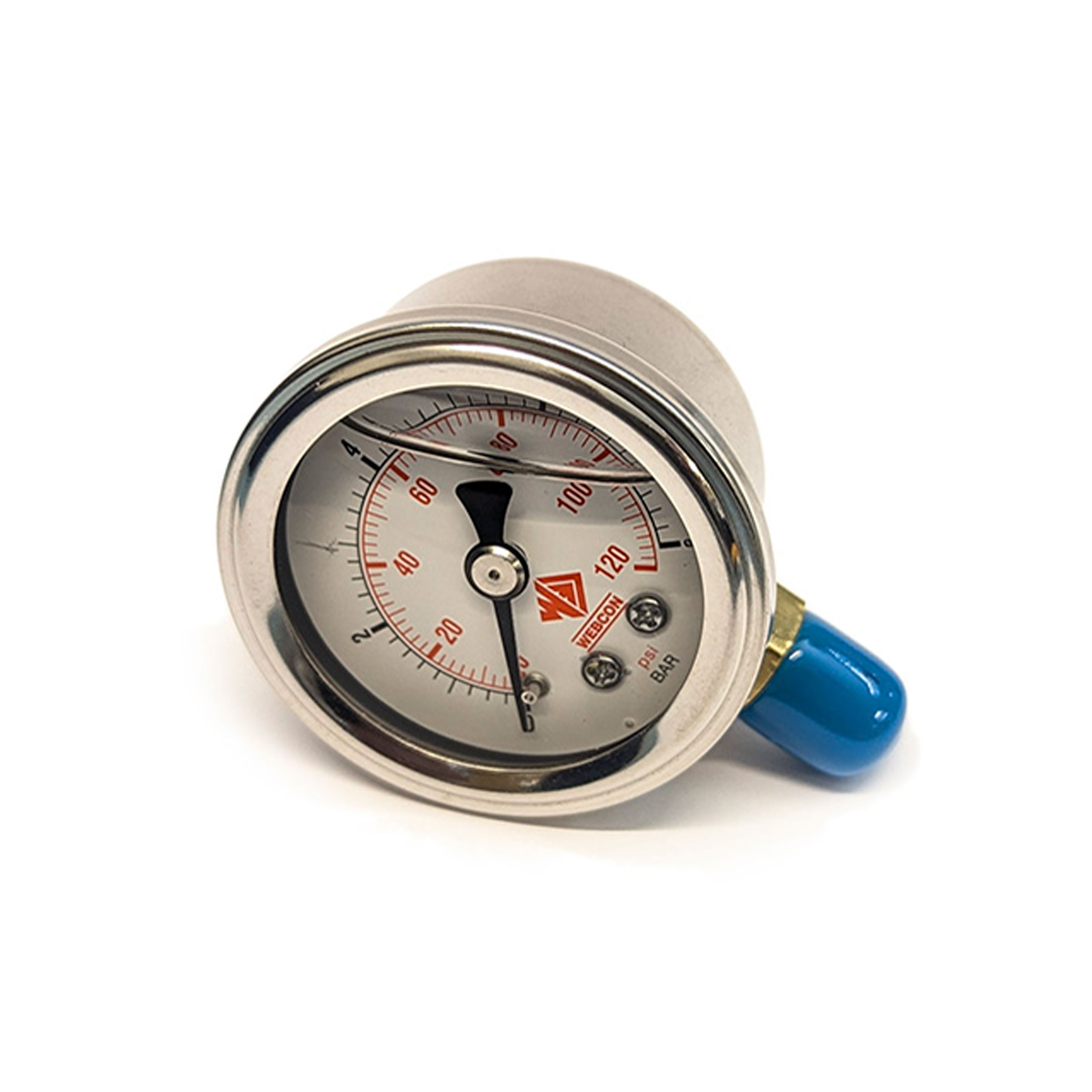 Manometer 0-100psi - 0-7bar (vätskefylld)