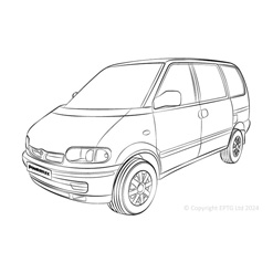 Powerflexbussningar Nissan Largo C23 (1991-2001)