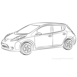 Powerflexbussningar Nissan Leaf (2011-)