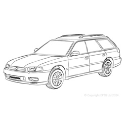 Powerflexbussningar Subaru Outback (1994-1998)