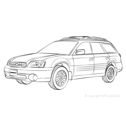 Powerflexbussningar Subaru Outback (1998-2003)