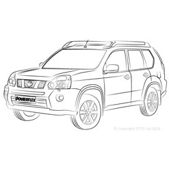 Powerflexbussningar Nissan X-Trail T31 (2008-2011)