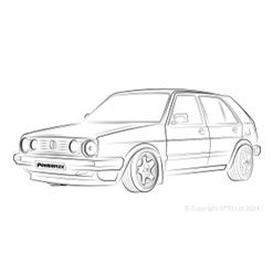Powerflexbussningar VW Golf